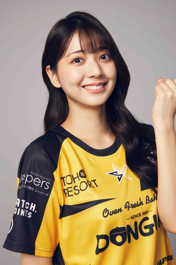 タレント・山口はのんイエロースターズ公式アンバサダーとして11/4（土）開幕戦の始球式に登場