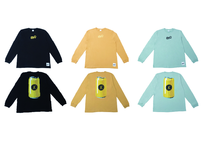 ドリンク長袖Tシャツ